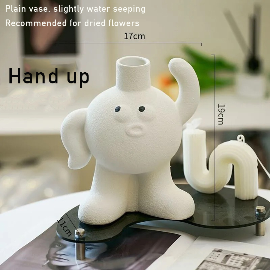 Vas bunga keramik kreatif vas  - Home Decor Emoji ulasan dan harga