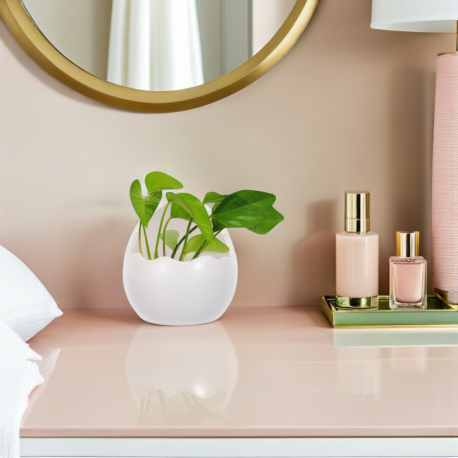 Pot Keramik Telur Retak Lucu u - Succulent Planter Pot ulasan dan harga