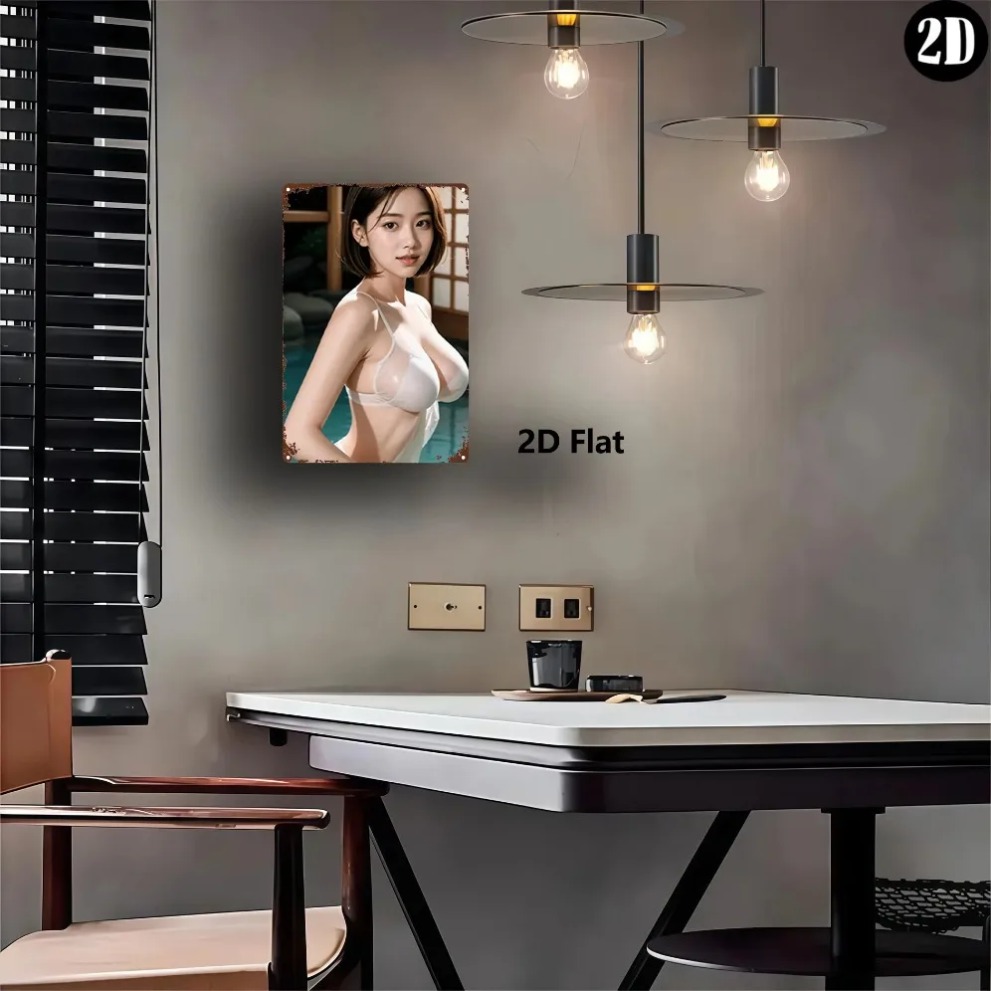 Seni Dinding Logam Wanita Tela - Home Decor Japanese ulasan dan harga