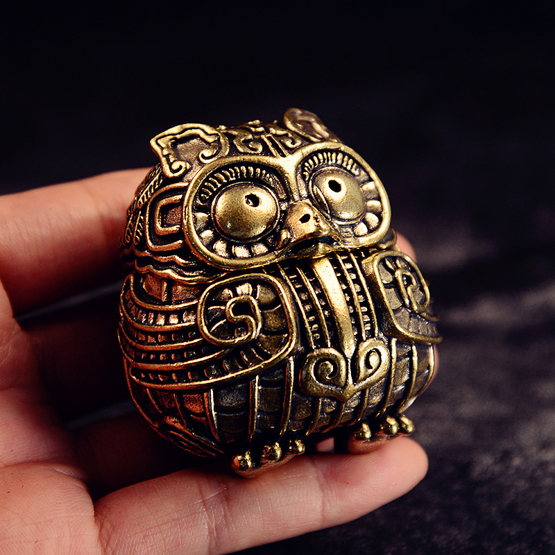 Patung Burung Hantu Kecil Lucu - Home Decor Humacao ulasan dan harga