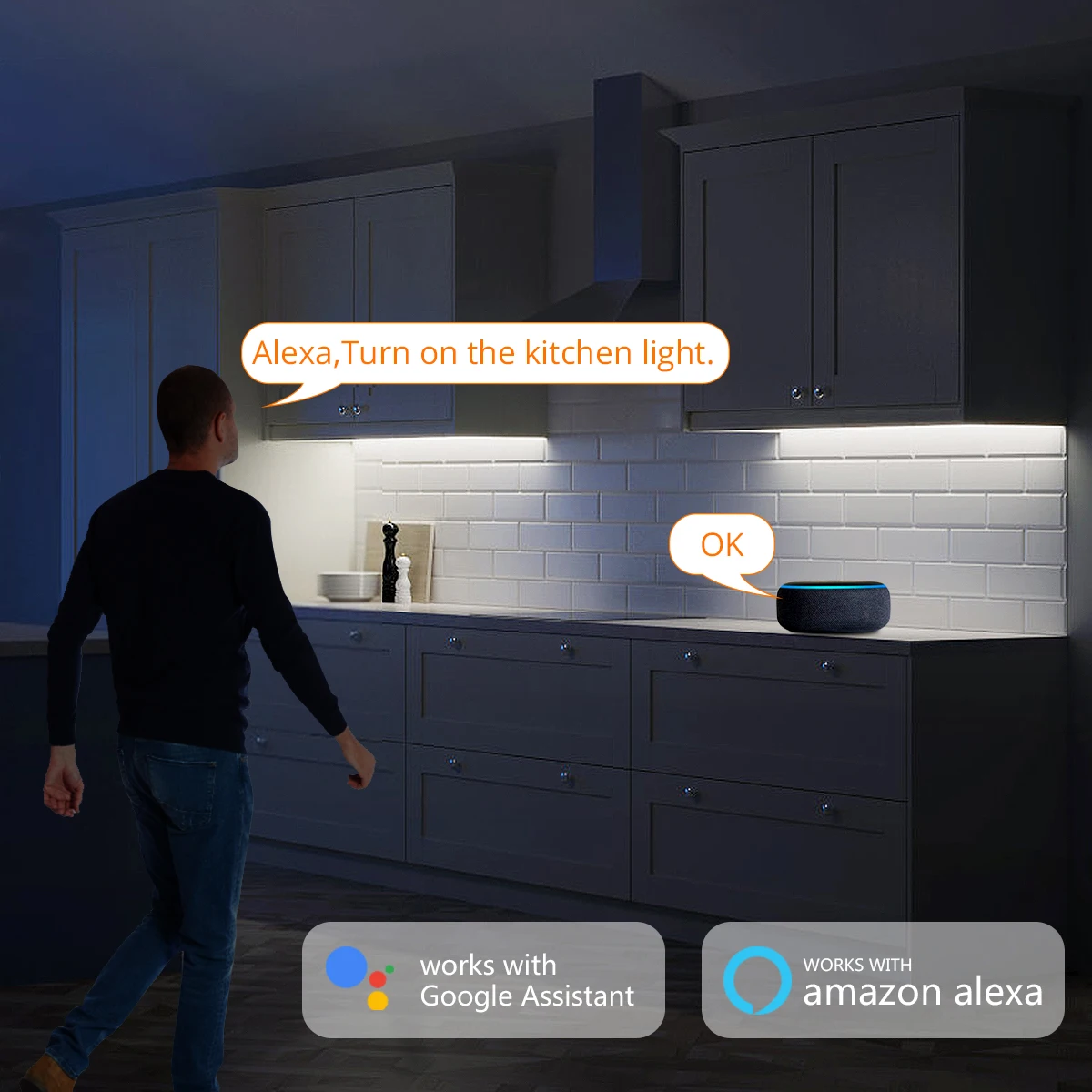 Lampu Strip LED COB Pintar Tuy - Home Decor Free App ulasan dan harga
