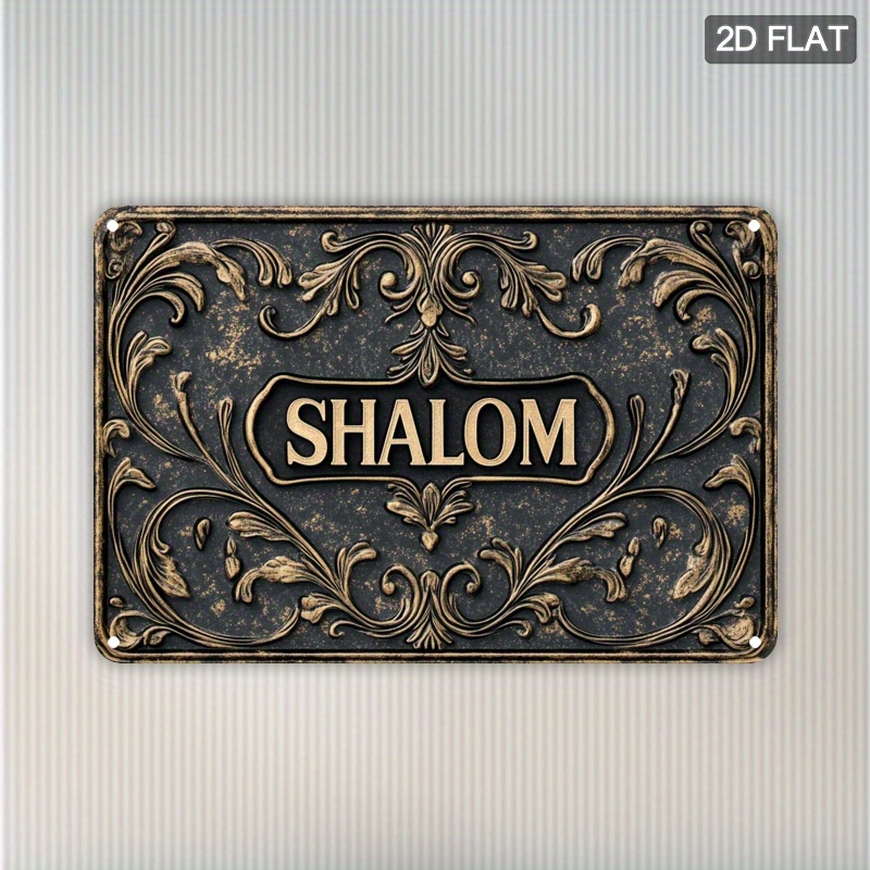 CIFBUY Vintage Shalom Aluminiu - Home Decoration ulasan dan harga