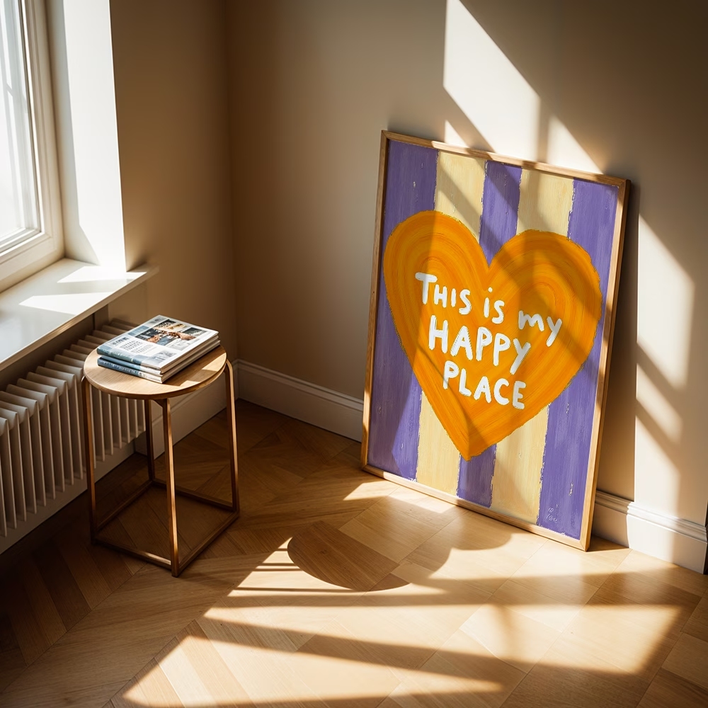 Modern, Retro Ini Tempat Bahag - Home Decor Quotes ulasan dan harga