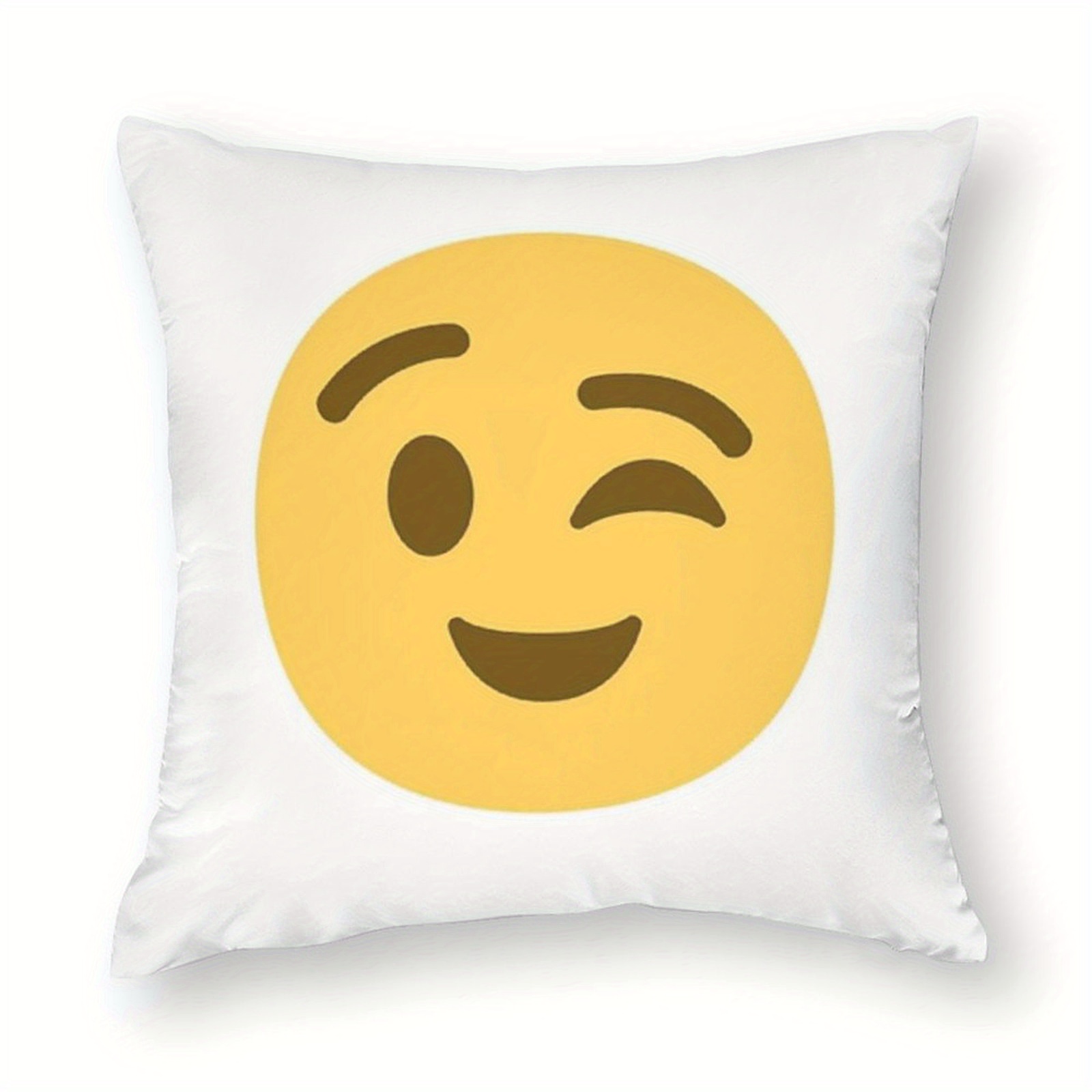 Sarung Bantal Emoji Mengedipka - Home Decor Emoji ulasan dan harga