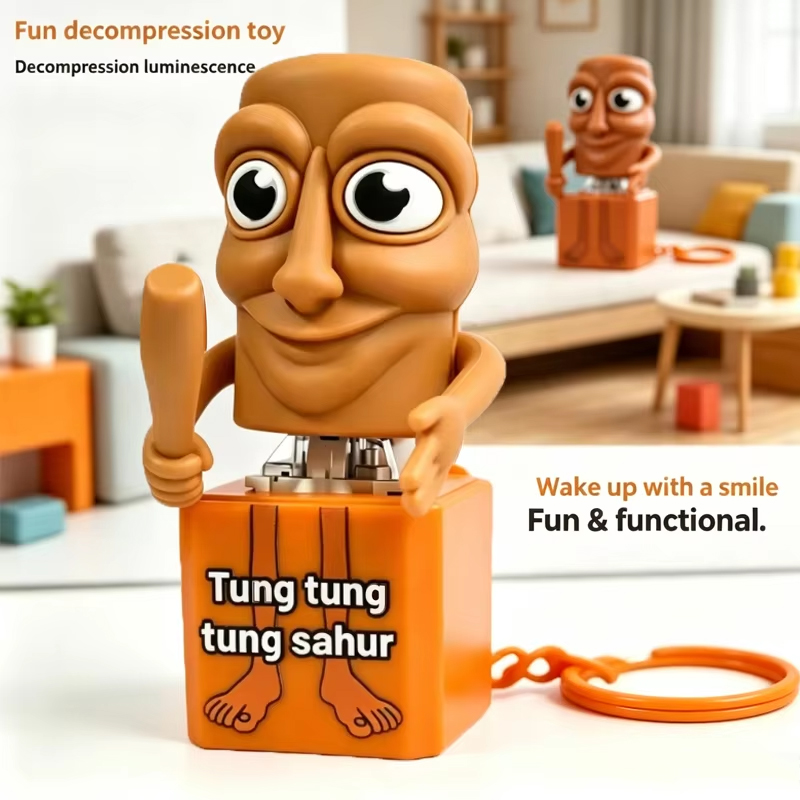 Gantungan Kunci Tung Tung Tung - Home Decor Manufacturers ulasan dan harga