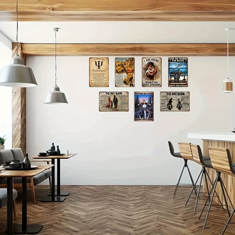 19.Papan Logam Kustom Personal - Home Decor Logo ulasan dan harga