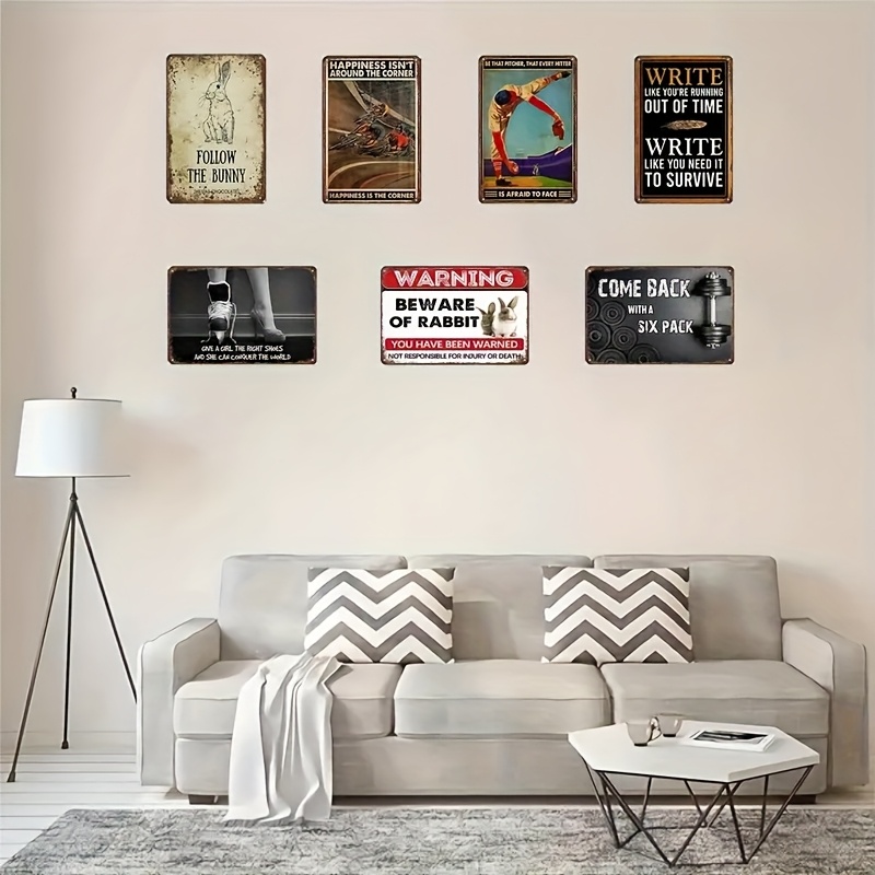 19.Papan Logam Kustom Personal - Home Decor Logo ulasan dan harga