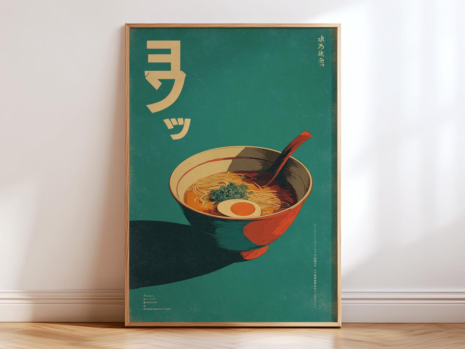 Cetakan Seni Kanvas Ramen Jepa - Home Decor Youtube ulasan dan harga