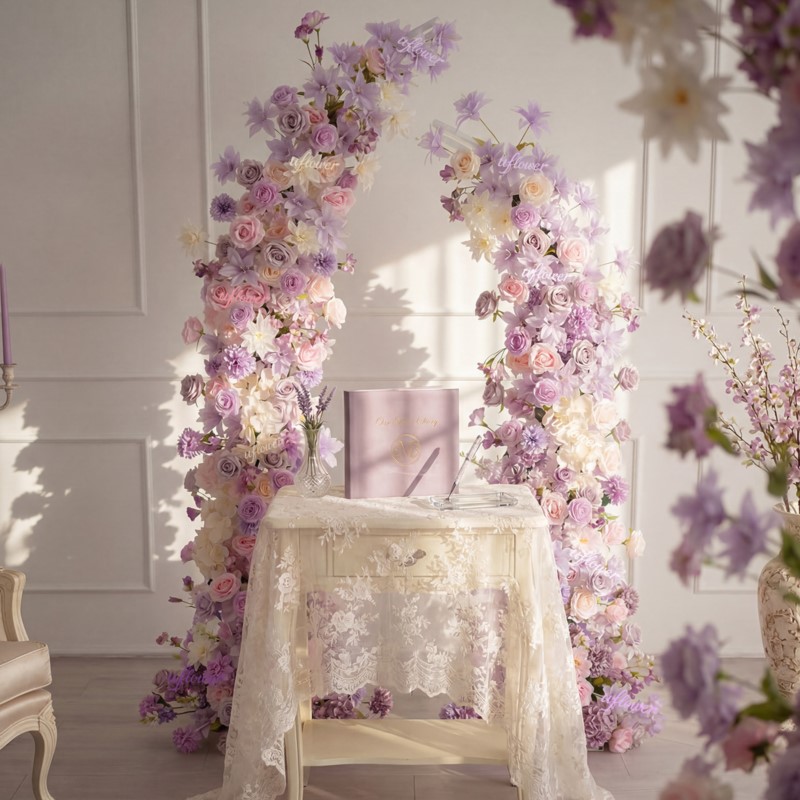 Bunga Lili Ungu Pink 5D Uflowe - Home Decor Event ulasan dan harga