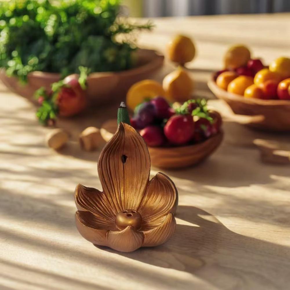 Tempat Dupa Teratai Resin, Pem - Incense Stick Holder ulasan dan harga