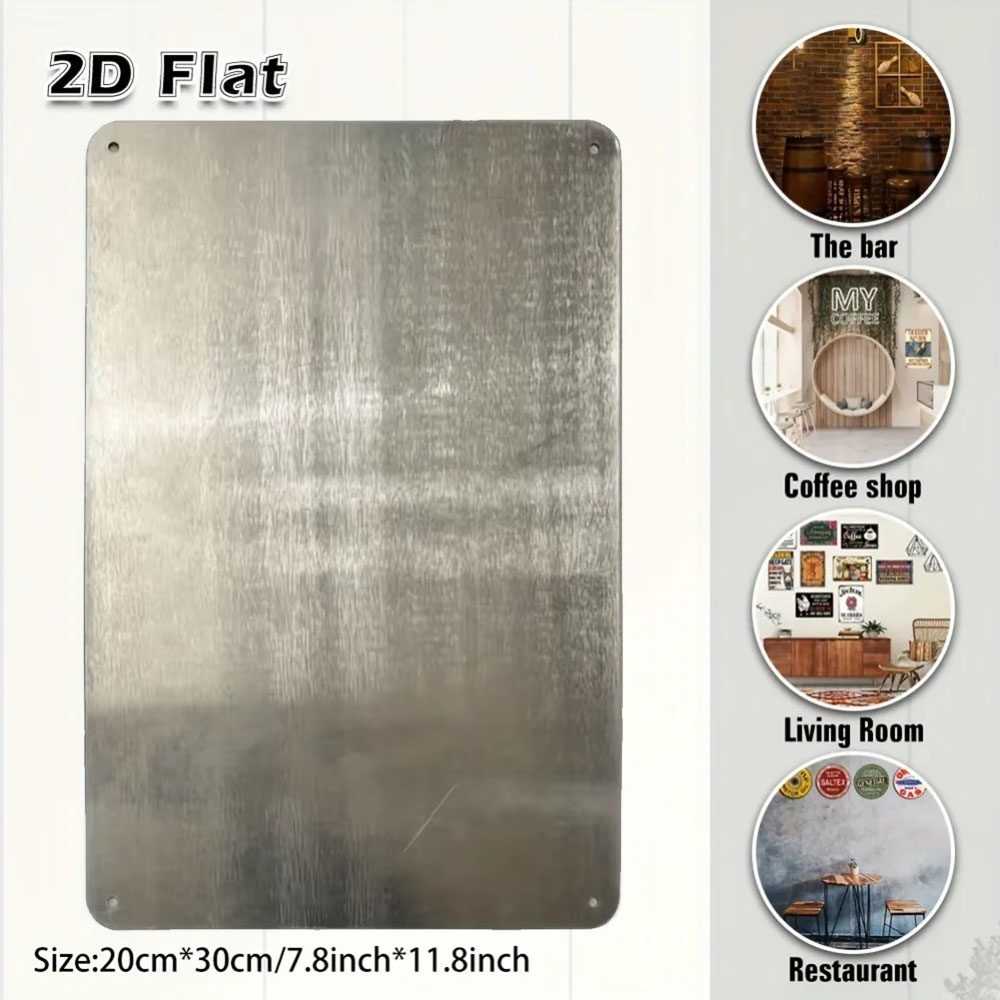 Papan Logam Vintage dengan Tek - Home Decor Quotes ulasan dan harga