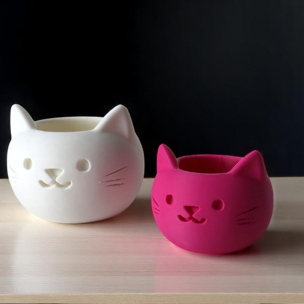 Pot Tanaman Bentuk Kucing 3D P - Succulent Planter Pot ulasan dan harga