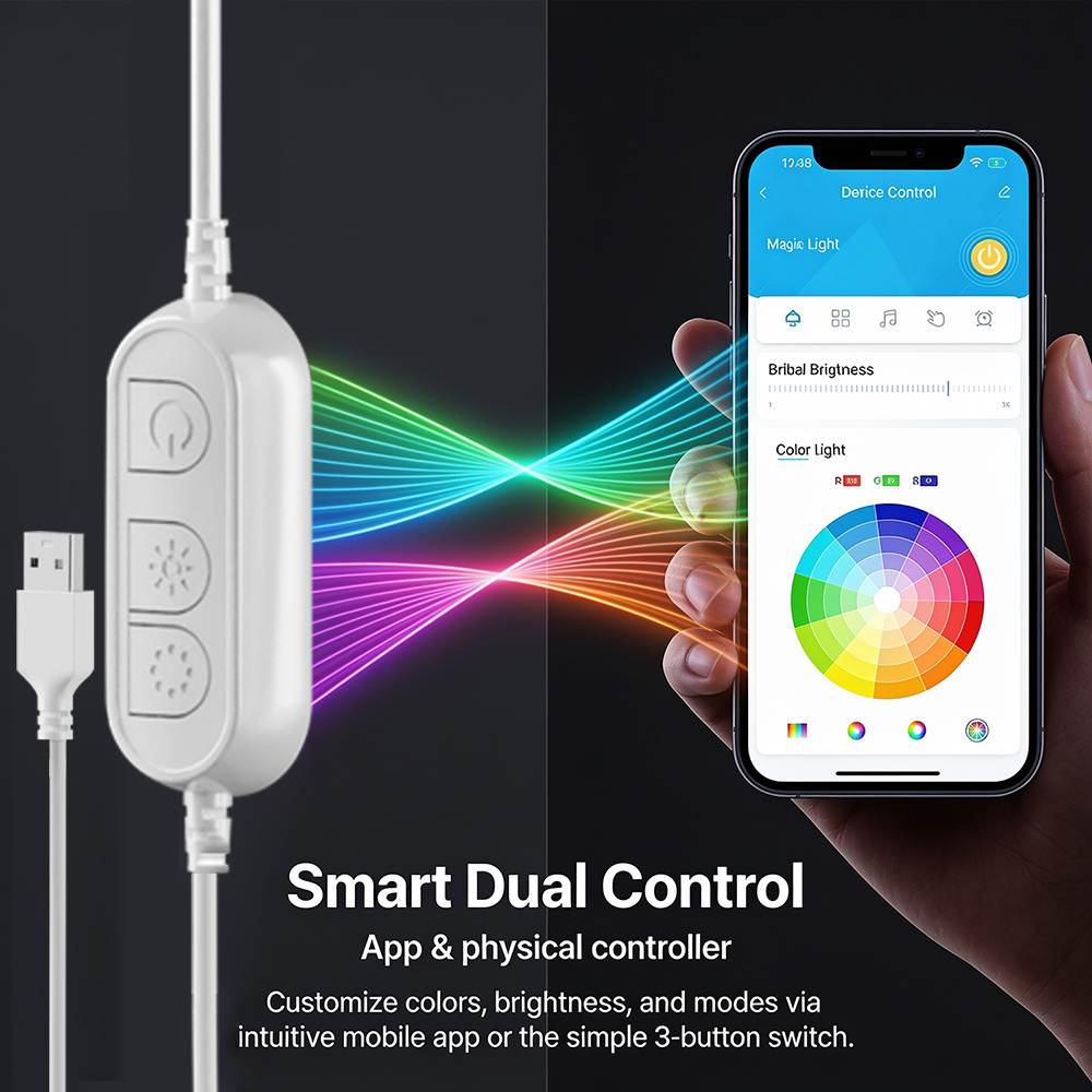 Strip Lampu Neon Berubah Warna - Home Decor Free App ulasan dan harga