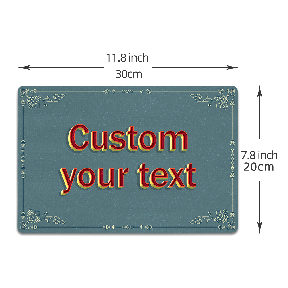 Seni Dinding Logam Teks 3D Pal - Home Decor Quotes ulasan dan harga