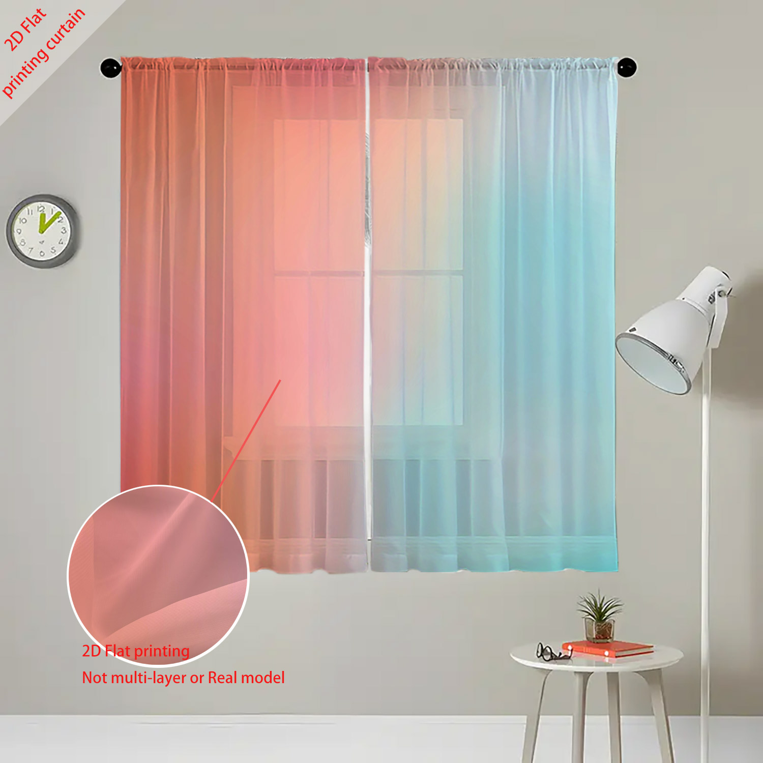 Tirai kasa bermotif gelembung  - Home Decor Youtube ulasan dan harga